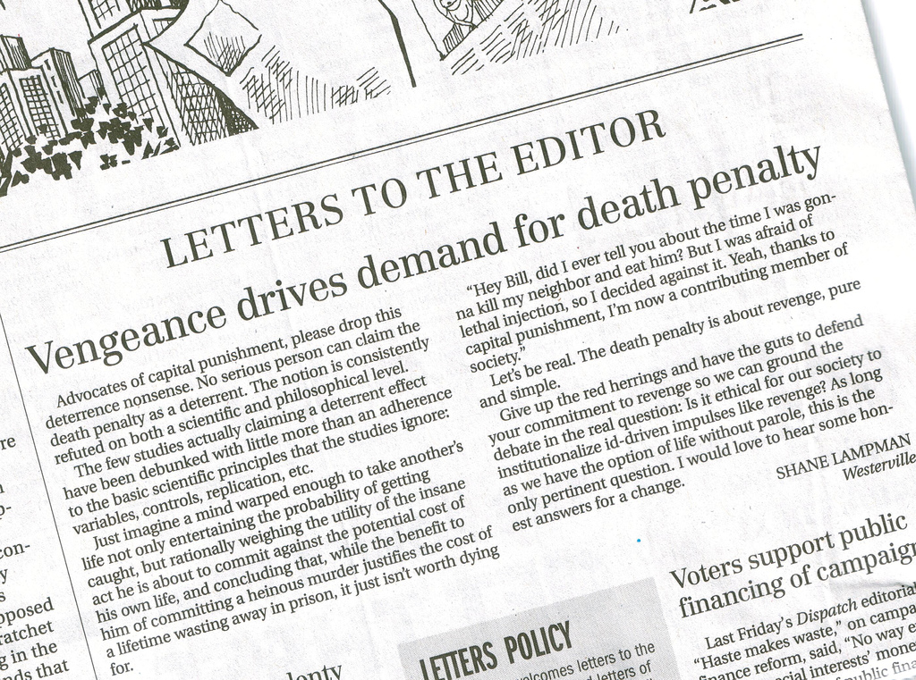 Letter to the Editor – Manoela Tomasi